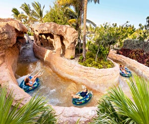 Aquaventure, Atlantis's gigantic water park, has a slide for every thrill level.
