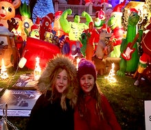 The Dyker Heights Christmas lights attract throngs of visitors to the Brooklyn neighborhood each holiday season. Photo by Rosalind Muggeridge