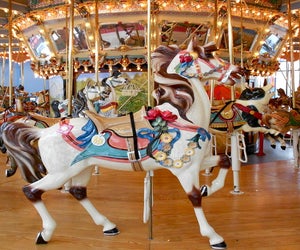 Choose your favorite animal for a fun time on Please Touch Museum's Carousel Ride