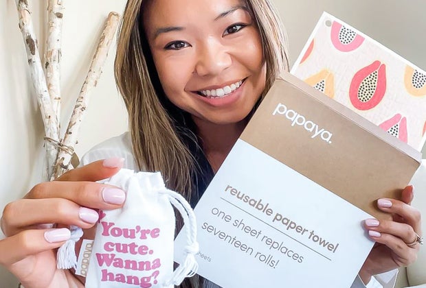 Papaya reusable paper towels