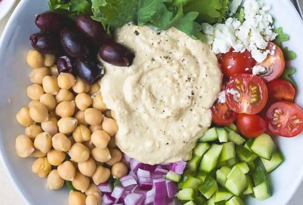 Tips for Living More Sustainably Every Day: Buddha Bowls are great for reducing meat in your diet