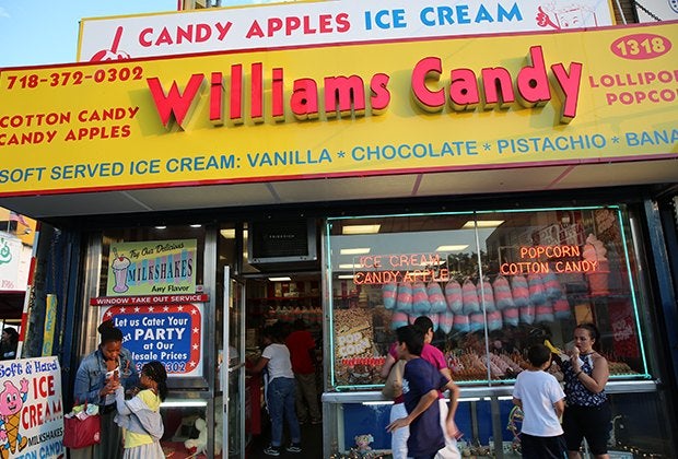 Candy stores in NYC; Williams Candy