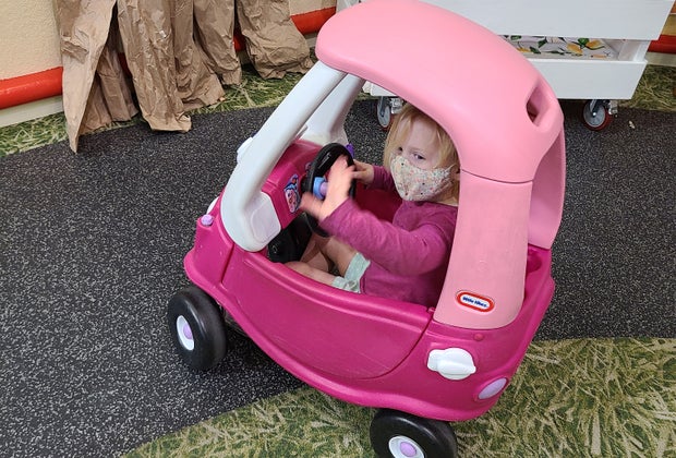 Pretend City Children's Museum in OC: Coming through!