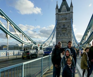 This isn't London Bridge, and it's not falling down!