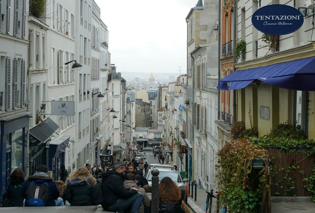 Enjoy the views of Paris from the hills in Montmartre