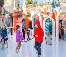 Try sock skating at Kidspace Winter Frolic. Photo by Jamie Pham courtesy of the Museum