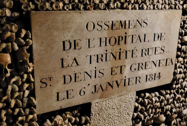 Go underground at the Paris Catacombs