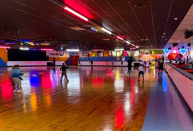 Image of a roller rink.