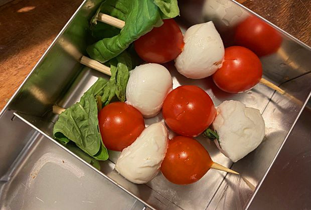 Easy Summer Desserts & Snack Recipes for Kids: Caprese sticks