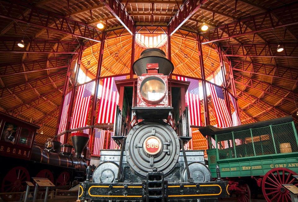 The B&O Railroad Museum is just one of many kid-friendly locations in Baltimore. Photo courtesy of the museum
