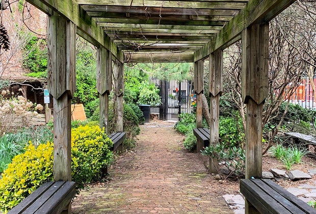 6BC Botanical Garden is a secret garden in NYC