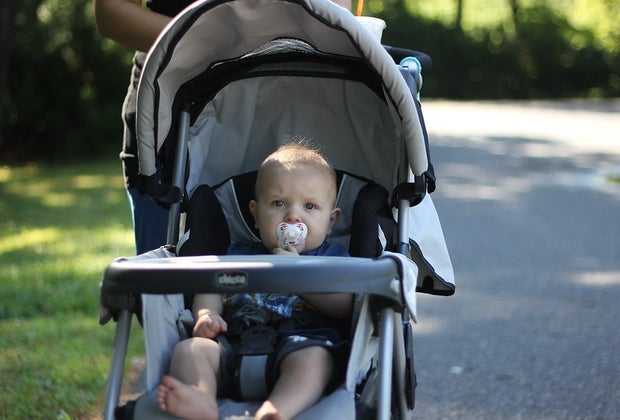 Stroller-friendly Hiking Trails for LA Parents To Hike with Toddlers: This is the face of a dedicated hiker