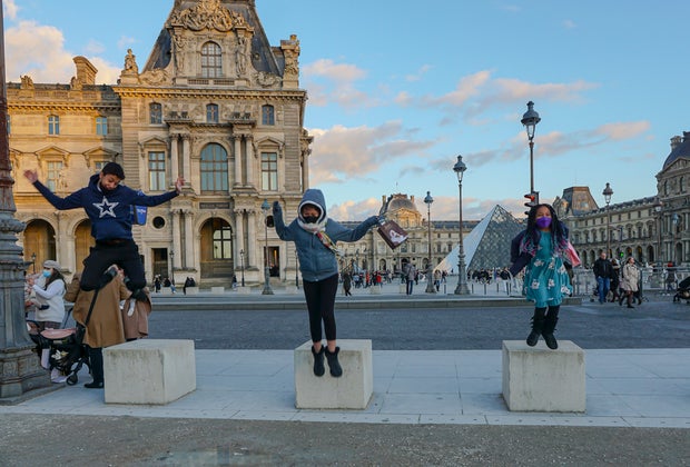 The Louvre Museum is a must visit with kids in Paris