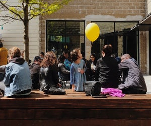 Remnant Brewery at Bow Market provides a family-friendly space, Photo courtesy of Merritt Chase.