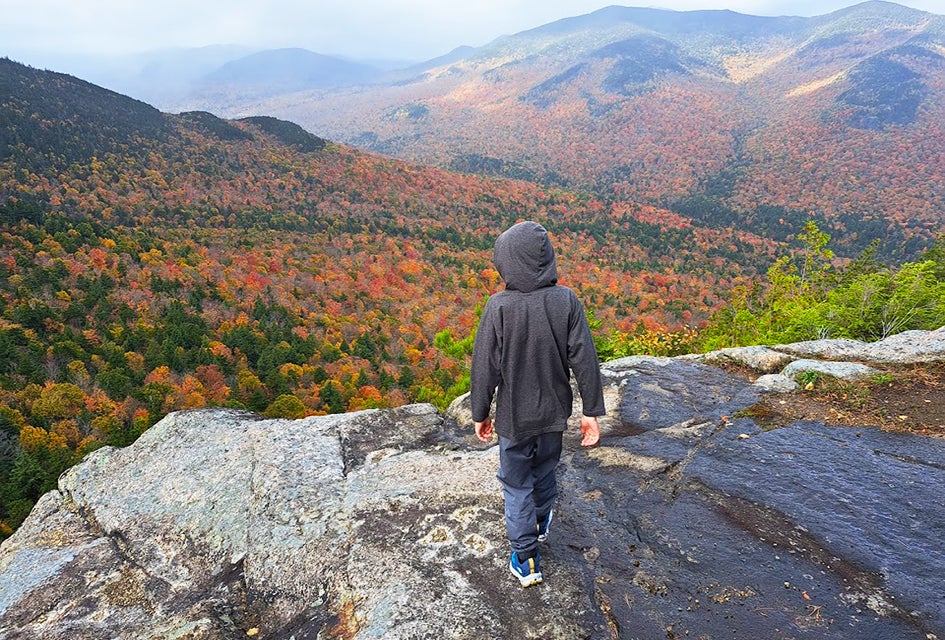 The view from the summit of Rooster Comb is magical when the leaves are changing colors. Photo by the author