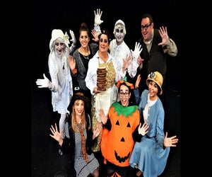Abner the ghost is afraid of the dark in A Kooky Spooky Halloween. Photo courtesy of Theatre Three