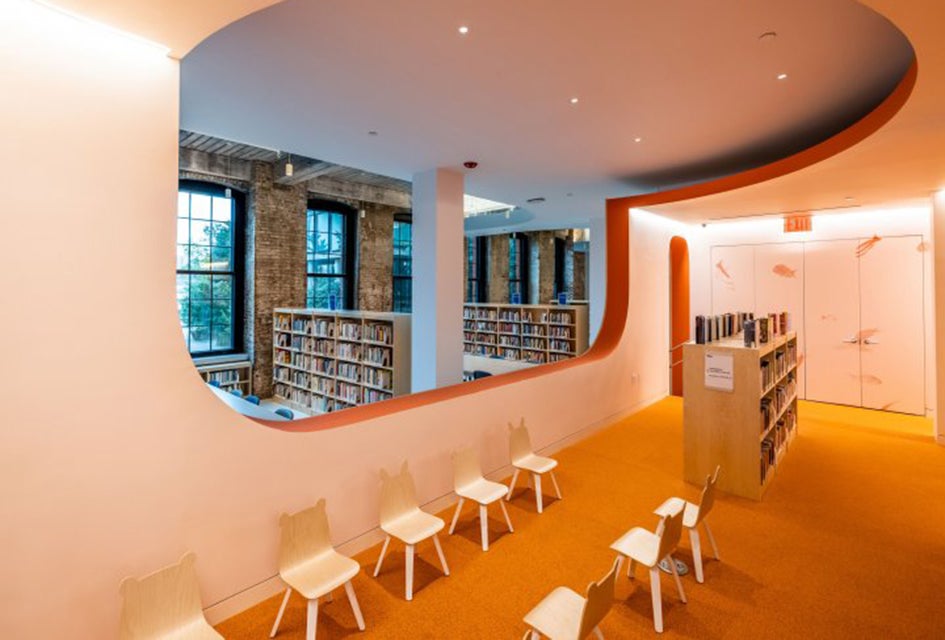 The Adams Street Library is the Brooklyn Public Library's first new branch since 1983. 
