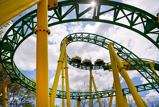 Amusement parks near NYC: Ride Turbulence at Adventureland Amusement Park on Long Island