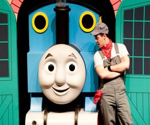 Thomas the Tank Engine returns to NYBG to star in a mini-performance on weekends in January. Photo courtesy of NYBG 