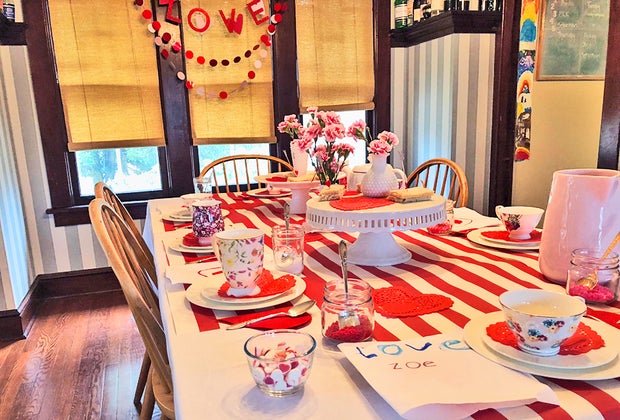 Deck the house with the colors of love.