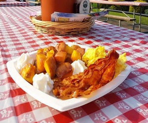 Enjoy a peachy breakfast at Alstede Farms on Sunday. Photo courtesy of the farm