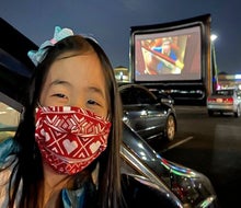 Head to a local drive-in movie theater for outdoor family movie night. Photo courtesy of  Anaheim Town Square