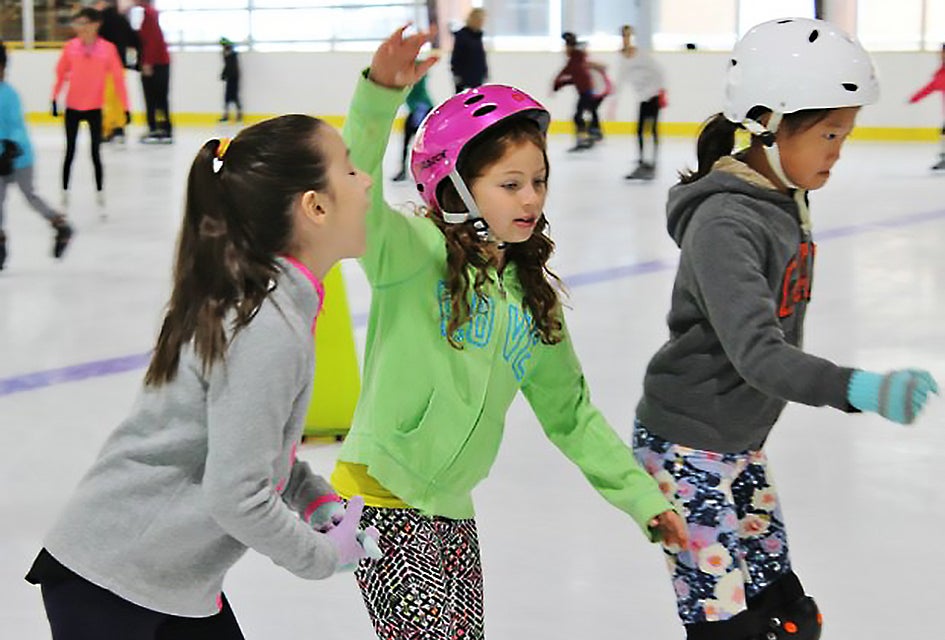 The Andrew Stergiopoulos Ice Rink in Great Neck offers learn-to-skate programs and plenty more. 