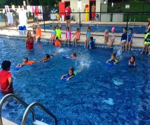 Apple Montessori Camp offers daily swim lessons with Red Cross-certified instructors. Photo courtesy of the camp