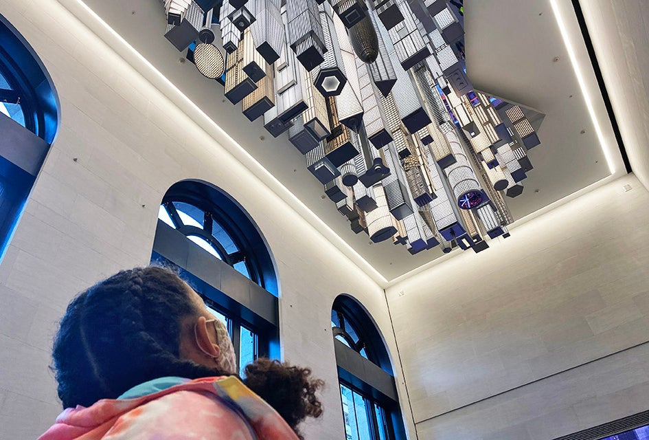 The Moynihan Train Hall is worth a visit even if you're not dashing to catch a train for its art and architecture. Photo by the author