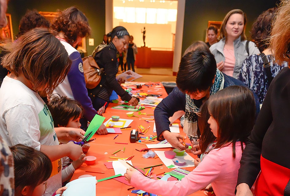Get creative as a family at Princeton University Art Museum. Photo courtesy of the museum