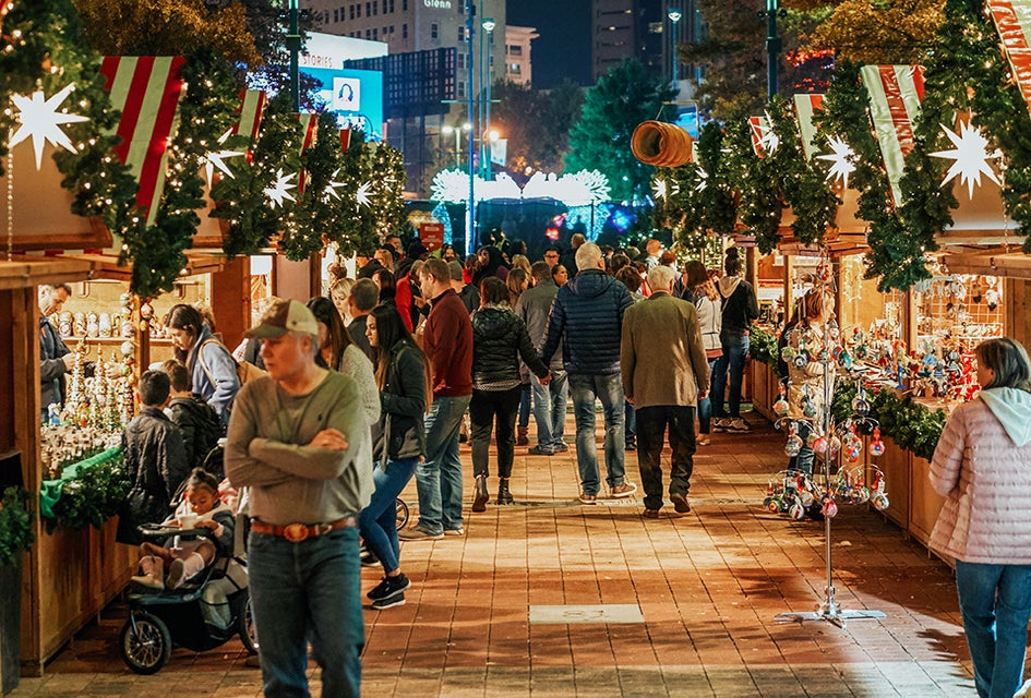 Parents and kids can find unique gifts at Atlanta Christkindl Market in Buckhead Village AND . Photo courtesy of Jamestown 