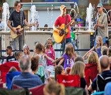 Children can dance the night away at Avalon Nights outdoor music series. Photo courtesy of Avalon