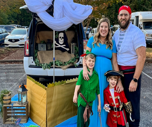 Families participating at Cobb Vineyard Trunk-or-Treat go all out! Photo courtesy of the vineyard