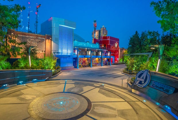 The all new Avengers Campus at Disneyland.