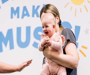 It's never too early for music classes. Photo courtesy of Merit School of Music