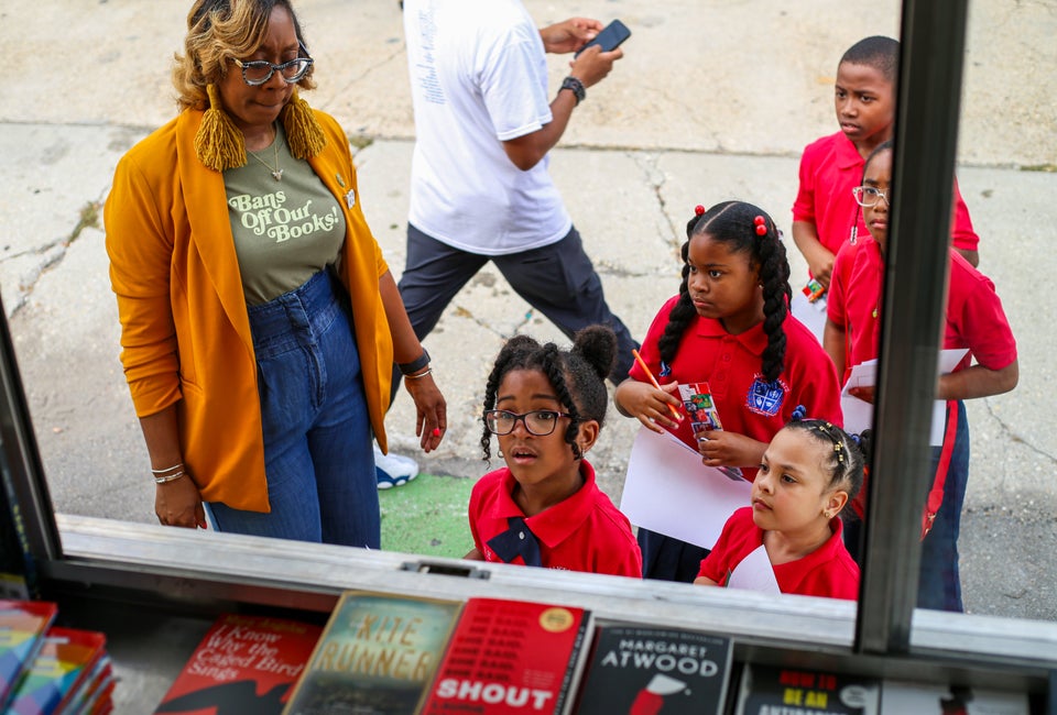 The Banned Wagon is headed to DC for Banned Books Week! Photo courtesy of Penguin Random House