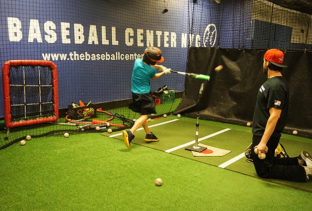 Batting cages in NYC: The Baseball Center