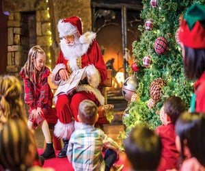 There are pictures with Santa happening all around Boston this Christmas! Santa's Wonderland at the Bass Pro Shops in Foxborough Mall. Photo courtesy of the event.