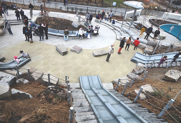 The Battery Playscape Brings Nature-Inspired Playground to Lower Manhattan