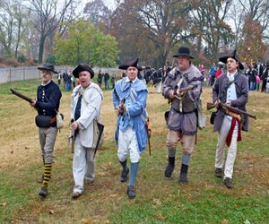 Military reenactors will commemorate the 243rd anniversary of the Battle of Fort Washington at Fort Tryon Park on Sunday. Photo courtesy of NYC Parks