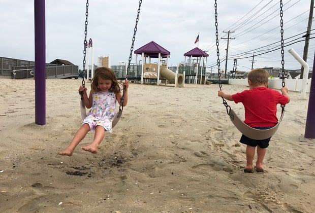 Beachfront playgrounds in New Jersey Bayview Playground