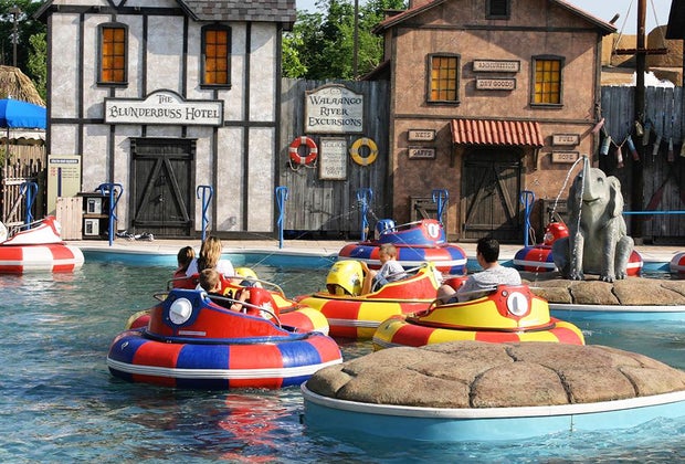 Bayville Adventure Park's water bumper cars