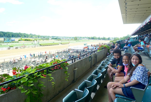 Belmont Park, NY: View from the grandstands