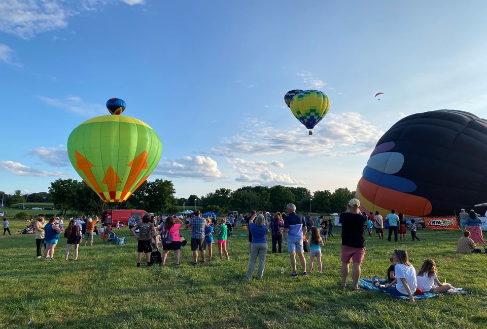 The Warren County Hot Air Festival takes flight in late September. Photo courtesy of the event