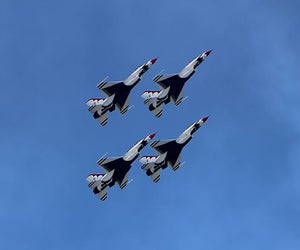The  annual Bethpage Air Show at Jones Beach promises more thrills in 2019.  Photo courtesy of Bethpage Federal Credit Union