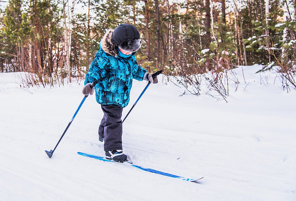 Cross-country skiing is easily accessible from NYC. 
