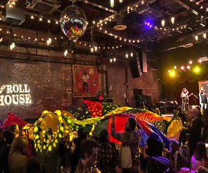 Kids to boogie to the sounds of non-traditional children's music at the Rock and Roll Playhouse. Photo courtesy of Brooklyn Bowl