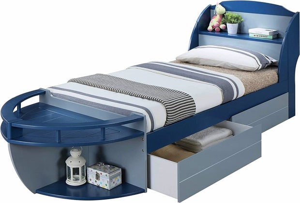 Best Toddler Beds: Acme Neptune Twin Boat Bed