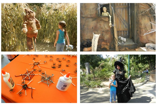 Photo ops, spooky decorations and crafty activities throughout the zoo