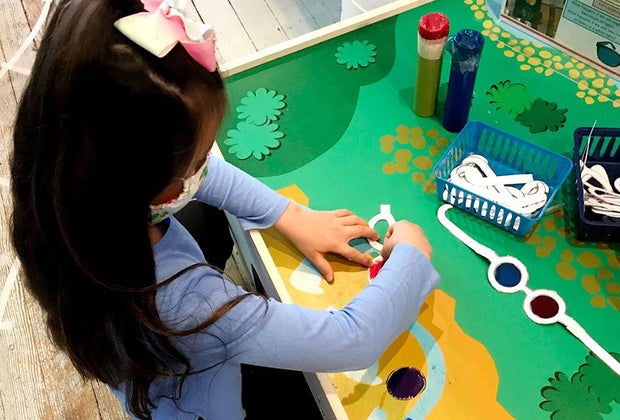 The entire family benefits from private playtime at the Long Island Explorium